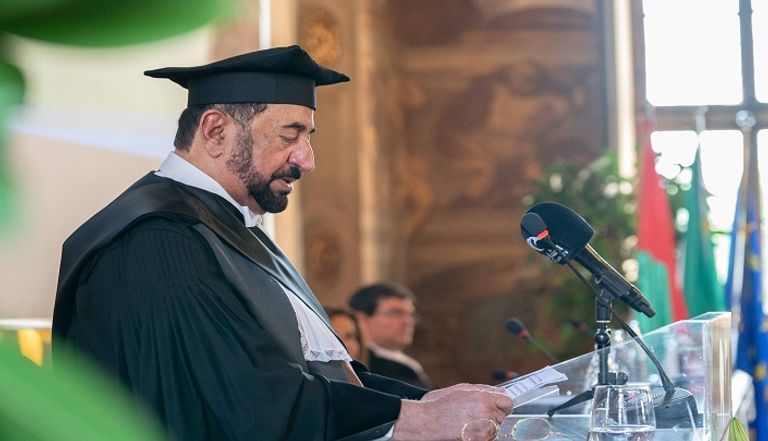منح حاكم الشارقة أول دكتوراه فخرية مشتركة من جامعتين إيطاليتين