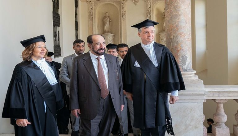 منح حاكم الشارقة أول دكتوراه فخرية مشتركة من جامعتين إيطاليتين