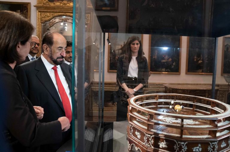 حاكم الشارقة يدشن النسخة الإيطالية من "حديث الذاكرة"