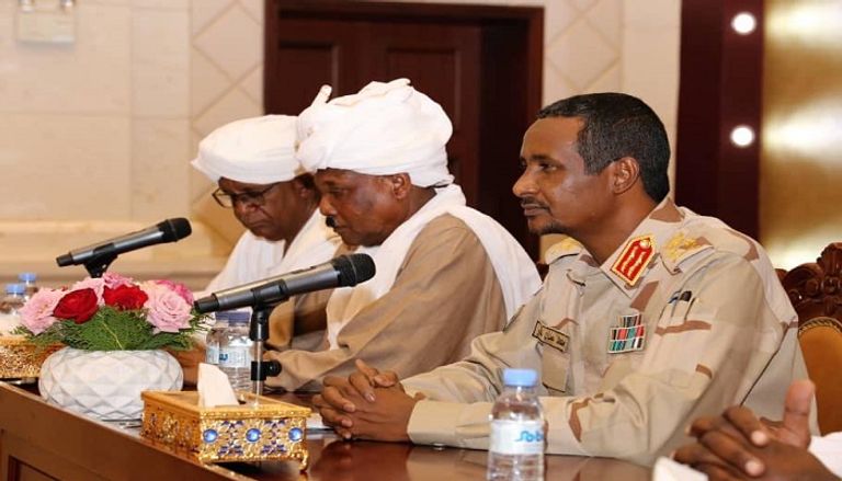 استقبال الفريق الركن شمس الدين كباشي المبعوث الأوروبي