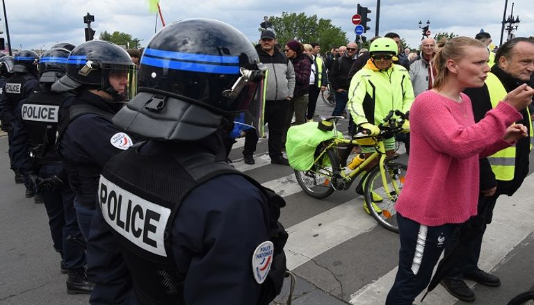 جانب من مسيرات السترات الصفراء في الأسبوع الـ25