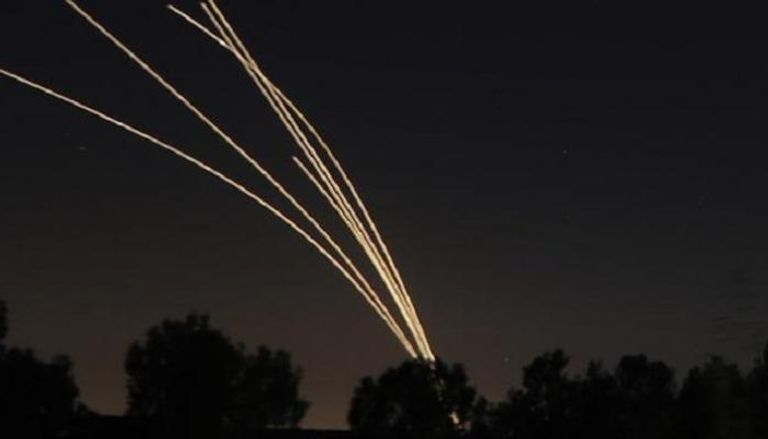 رشقات صاروخية من قطاع غزة 