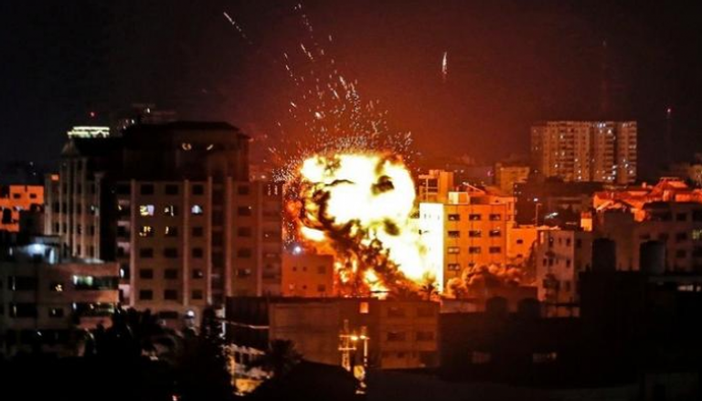 قصف إسرائيلي على غزة-أرشيفية