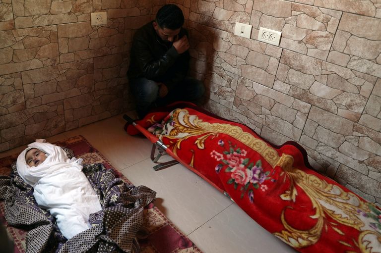 رضيعة استشهدت أمس في غارة إسرائيلية على غزة