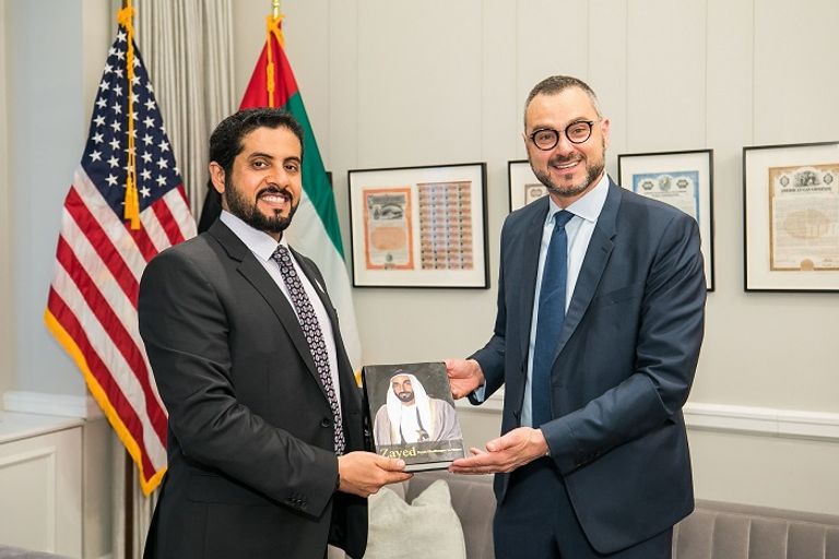 وفد سوق أبوظبي خلال زيارة بورصة ناسداك