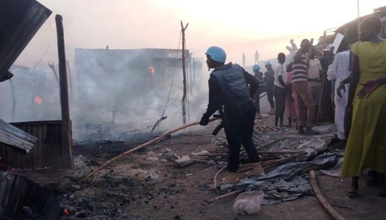 الحرائق تجتاح 4 قرى في جنوب السودان