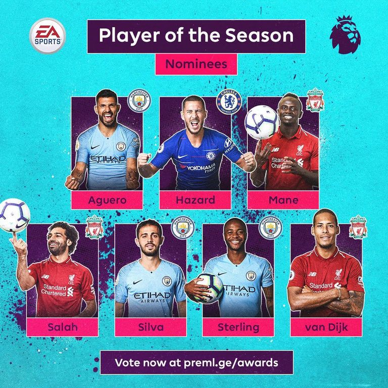 7 مرشحين لجائزة لاعب الموسم في البريمييرليج محمد صلاح نجم ليفربول