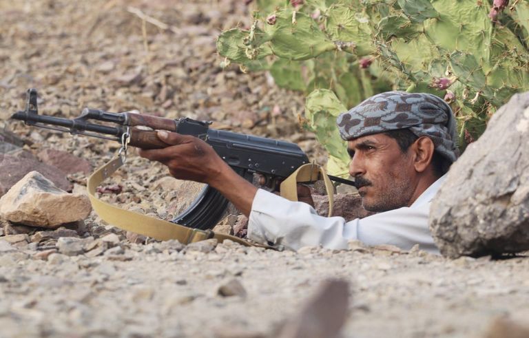 المناطق الـحدودية بين محافظتي الضالع وإب