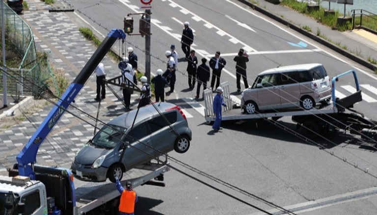 مصرع طفلين في حادث اصطدام سيارة بمجموعة أطفال في اليابان