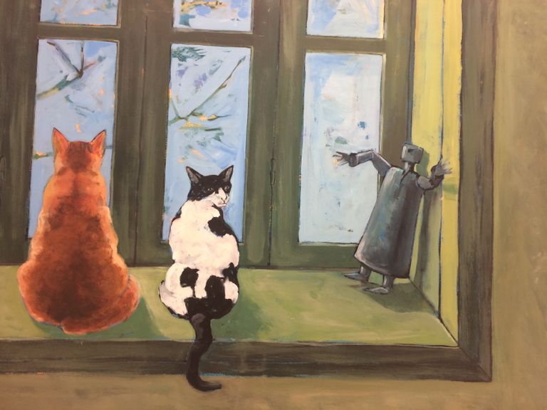 من أعمال الفنان المصري عمر الفيومي