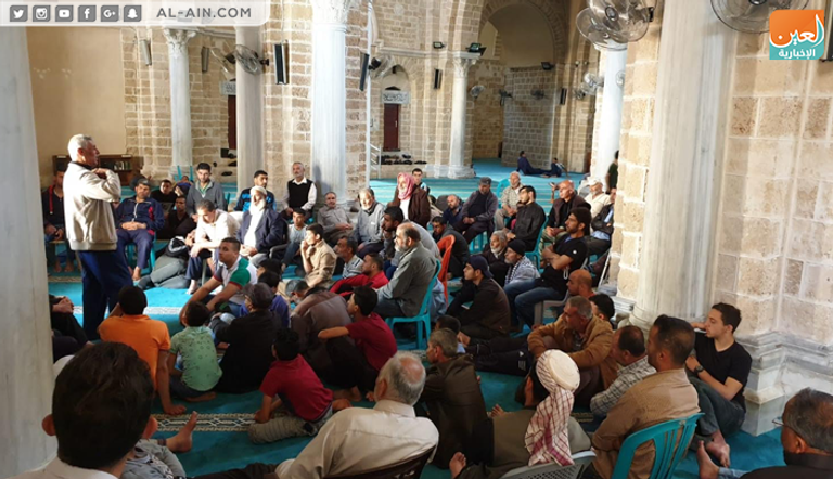 المسجد العمري بغزة "قبلة" الزوار في رمضان