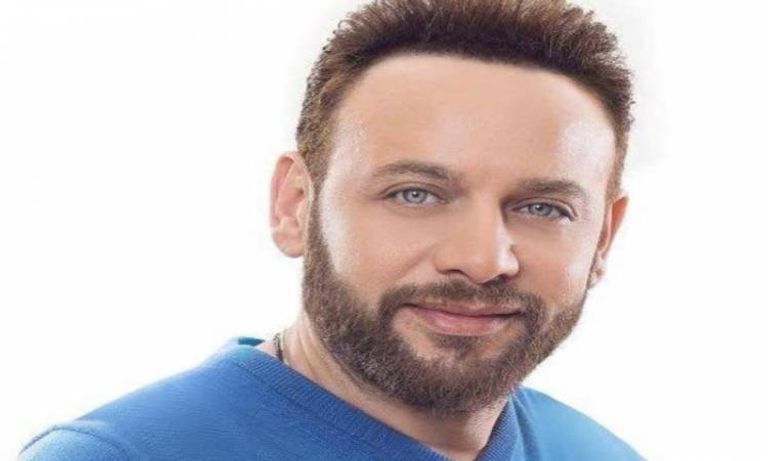 أحمد حلمي وداليا البحيري أثناء تسجيل المسلسل.