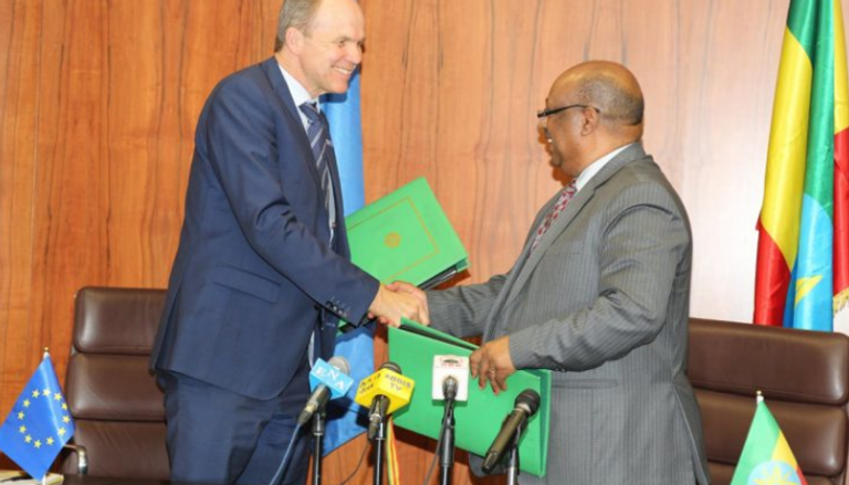 إثيوبيا توقع اتفاقية تمويل مع الاتحاد الأوروبي
