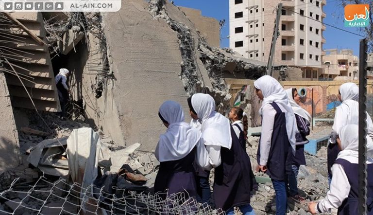 "سنابل الخير" مبادرة شبابية لترميم مدرسة قصفتها إسرائيل بغزة