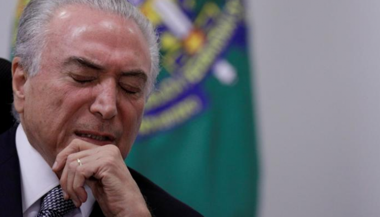 الرئيس البرازيلي السابق ميشال تامر - رويترز