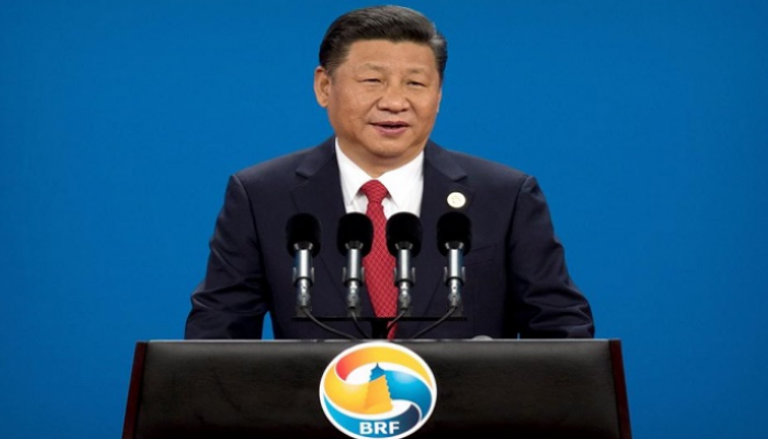 الرئيس الصيني خلال منتدى الحزام والطريق