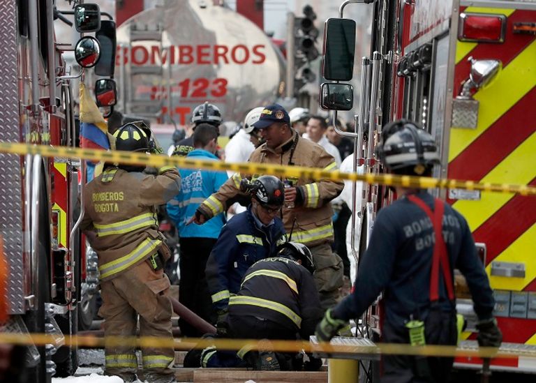 انفجار في مصنع بكولومبيا