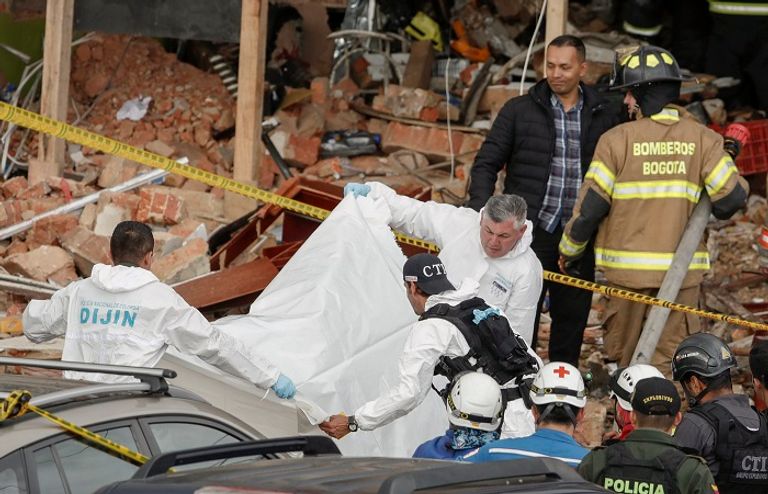 انفجار في مصنع بكولومبيا