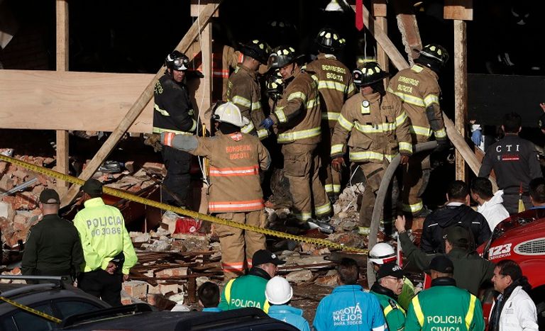 انفجار في مصنع بكولومبيا