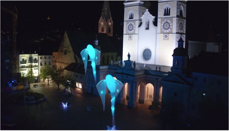 "بريسانوني" الإيطالية تشهد أكبر مهرجان ضوئي في منطقة الألب.