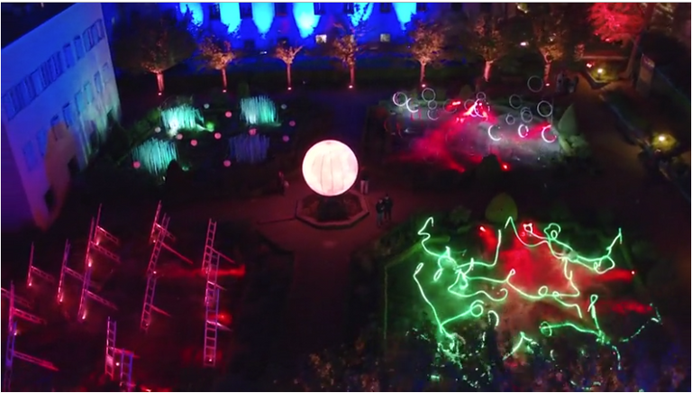 "بريسانوني" الإيطالية تشهد أكبر مهرجان ضوئي في منطقة الألب.