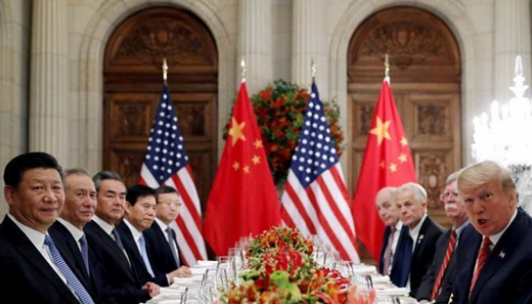 الرئيسان الأمريكي والصيني خلال قمة مجموعة العشرين بالأرجنتين - أرشيفية