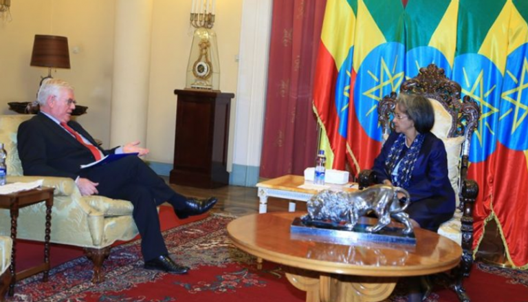 رئيسة إثيوبيا تستقبل الممثل الخاص للاتحاد الأوروبي لحقوق الإنسان