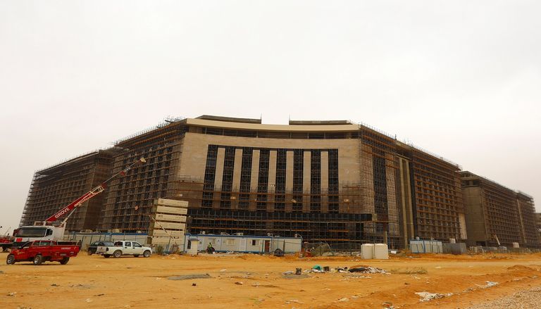 خريطة توضح موقع العاصمة الإدارية الجديدة بمصر