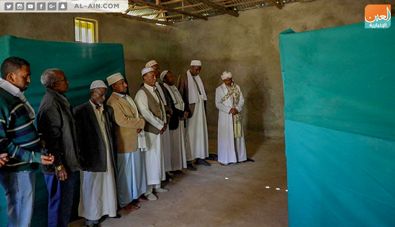 جانب من مسجد "مولا" في إثيوبيا.