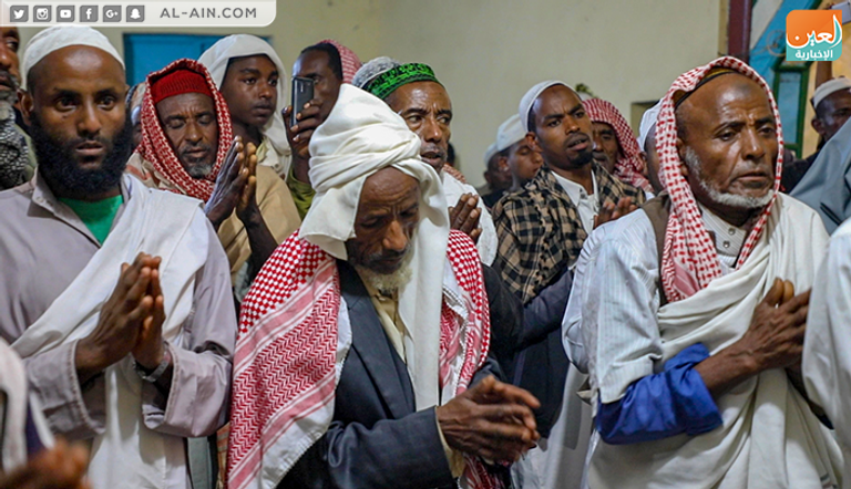 جانب من مسجد "مولا" في إثيوبيا.