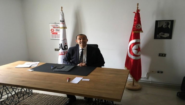 رئيس حزب آفاق تونس المعارض ياسين إبراهيم