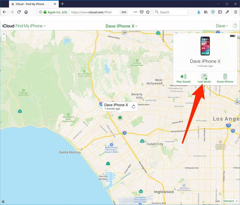 تطبيق Find my iphone 