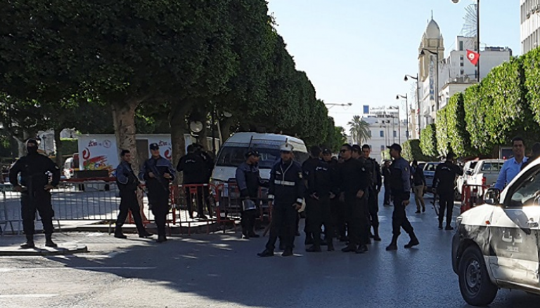 وجود أمني مكثف في شوارع تونس للحفاظ على الأمن - أرشيفية