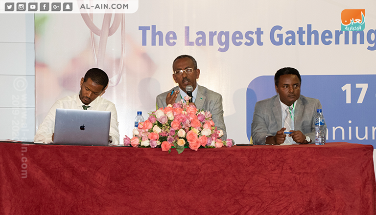 جانب من افتتاح المعرض الصحي بأديس أبابا 