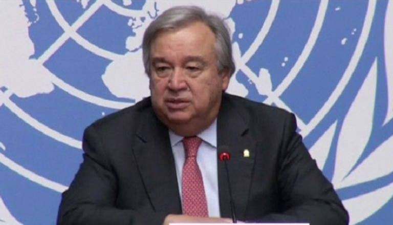  الأمين العام للأمم المتحدة أنطونيو جوتيريش 