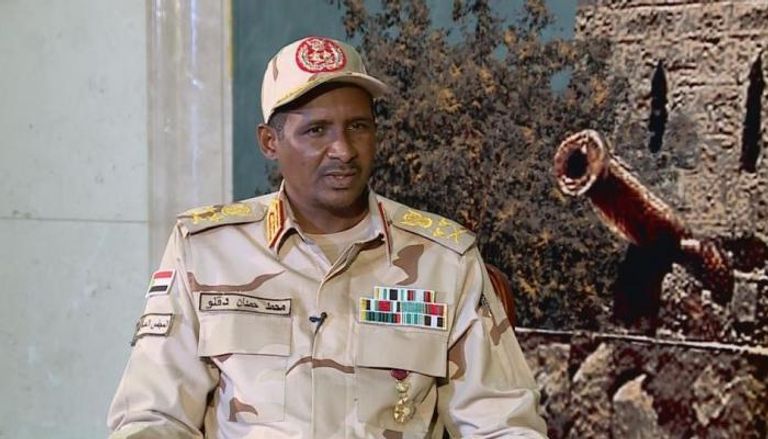 نائب رئيس المجلس العسكري السوداني الفريق أول محمد حمدان - أرشيفية