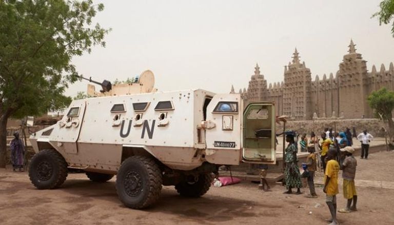 آلية تابعة لقوات الأمم المتحدة في مالي