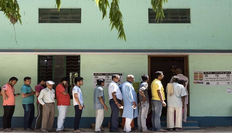 التصويت في المرحلة الأخيرة بالانتخابات العامة الهندية