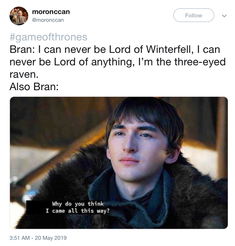 صورة من الحلقة الأخيرة لـ"صراع العروش".