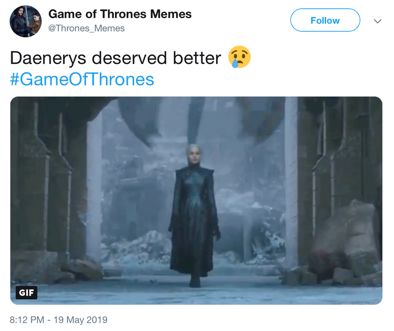 صورة من الحلقة الأخيرة لـ"صراع العروش".