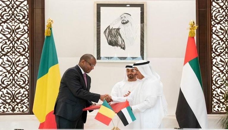الشيخ محمد بن زايد يشهد توقيع عدد من الاتفاقيات الاقتصادية مع مالي