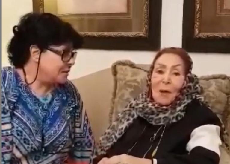 النجمتان إسعاد يونس وسهير البابلي.