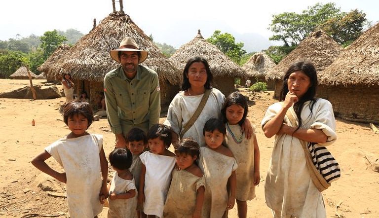 علي آل سلوم خلال إحدى جولاته حول العالم