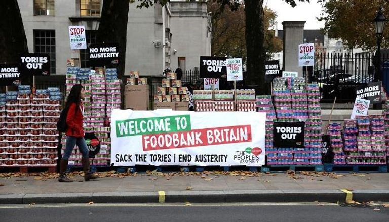 سياسات التقشف تركت آلاف الأسر البريطانية دون طعام كافٍ