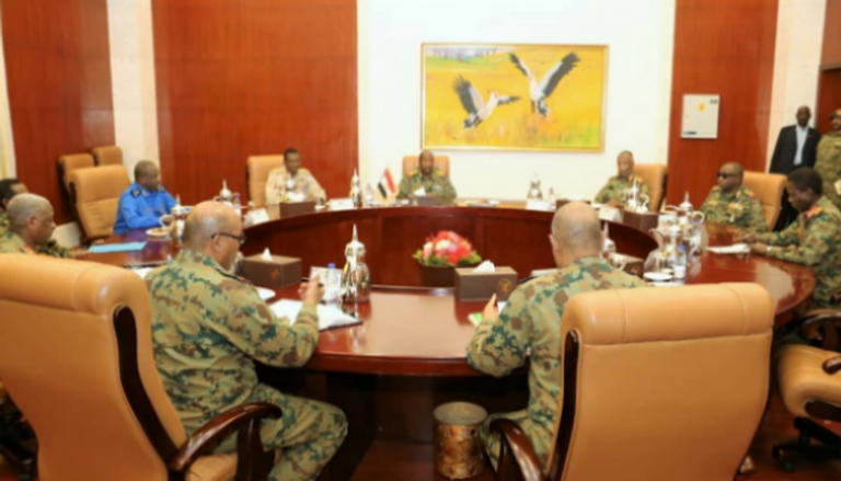 اجتماع المجلس العسكري الانتقالي في السودان - أرشيفية