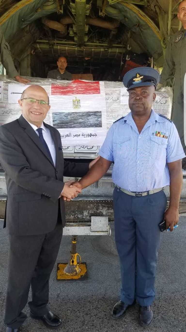 مساعدات مصرية إلى زيمبابوي لمواجهة آثار الإعصار