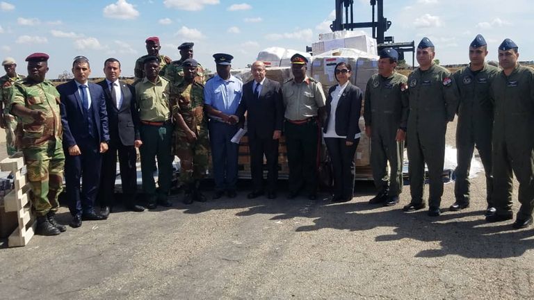 مساعدات مصرية إلى زيمبابوي لمواجهة آثار الإعصار