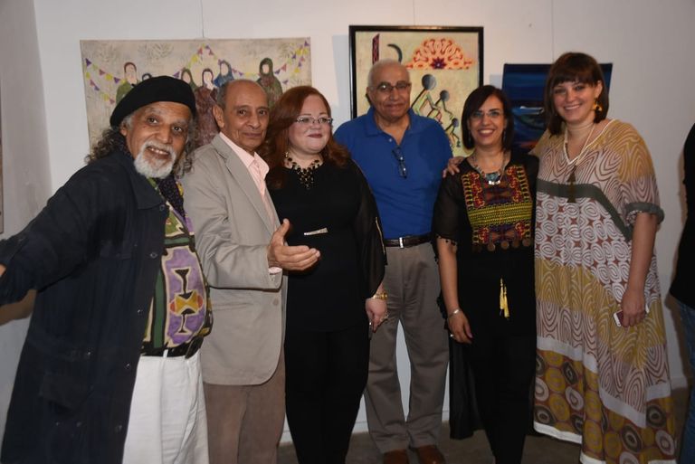 من لوحات معرض "رمضان جانا"