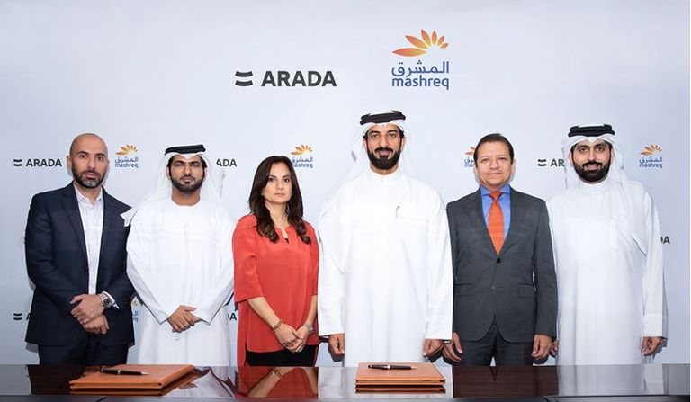 توقيع الاتفاقية بين أراد وبنك المشرق