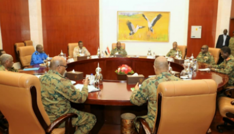 اجتماع المجلس العسكري الانتقالي في السودان - أرشيفية